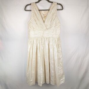 NWT Yalo Los Angeles Dress Sleeveless Metallic Shimmering Glam Boho Luxe L Party